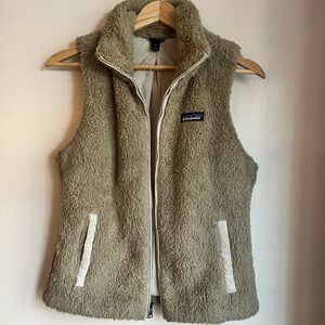 Patagonia Tan Fleece Vest